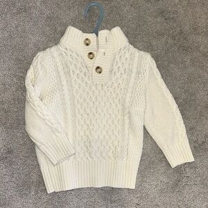 Cozy Cream Cable Knit Sweater
